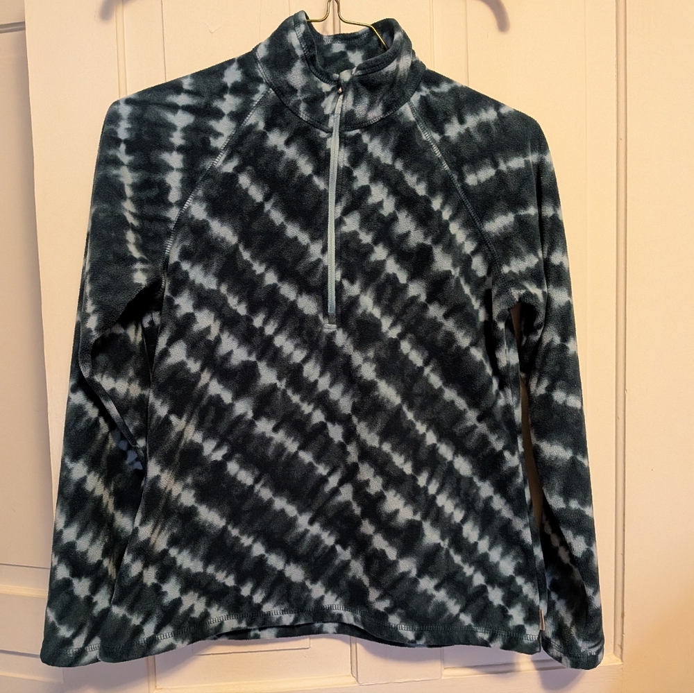 Eddie Bauer quarter zip fleece pullover M